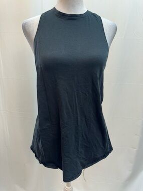 lululemon athletica Black High-Neck Open Back Tank Top